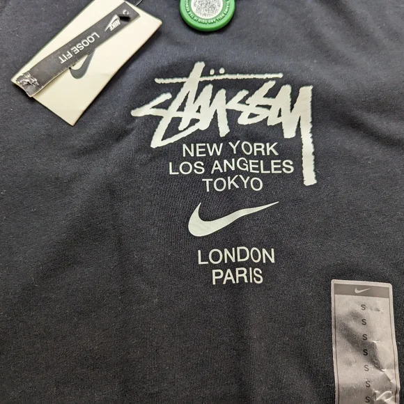 Nwt Stussy X Nike International Black T Shirt